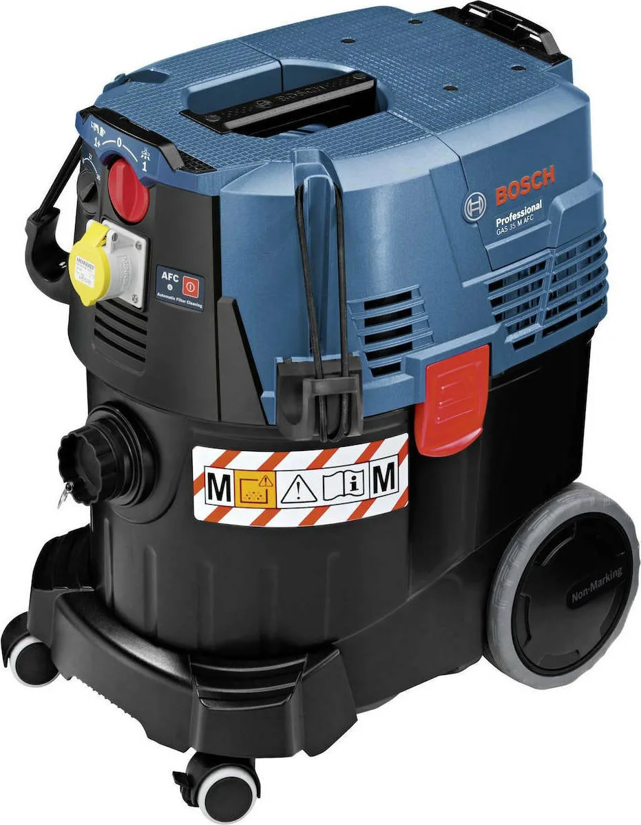 Bosch GAS 35 M AFC Σκούπα Υγρών / Στερεών 1380W με Πλαστικό Κάδο 35lt - Image 1