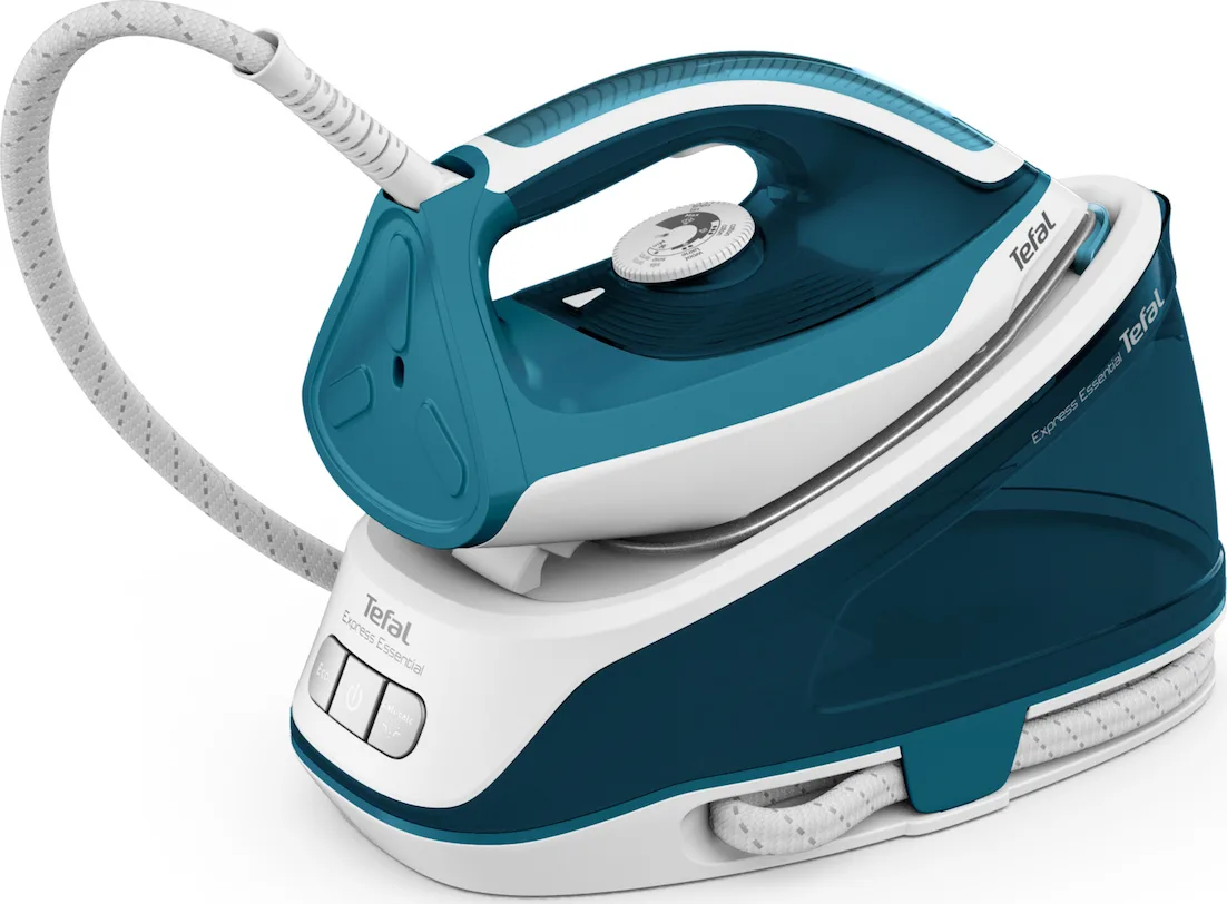 20211110172355_tefal_sv6115_systima_sideromatos_piesis_5_2bar_me_docheio_1_4lt Tefal Express Essential SV6115E0 Σύστημα Σιδερώματος Πίεσης 5.2bar με Δοχείο 1.4lt - Image 1