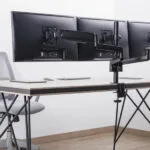 Equip Βάση Γραφείου για 3 Οθόνες έως 27" με Βραχίονα (650134)