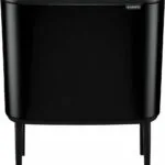 Brabantia Bo Κάδος Απορριμμάτων Πλαστικός Black Matt 11lt 316067