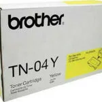 Brother TN-04Y Γνήσιο Toner Laser Εκτυπωτή Κίτρινο 6600 Σελίδων TN-04Y