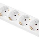 Lanberg Πολύπριζο 5 Θέσεων με Καλώδιο 3m PS0-05F-0300-W