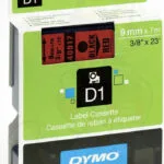 Dymo 40917 Ταινία Ετικετογράφου 7m x 9mm σε Κόκκινο Χρώμα S0720720