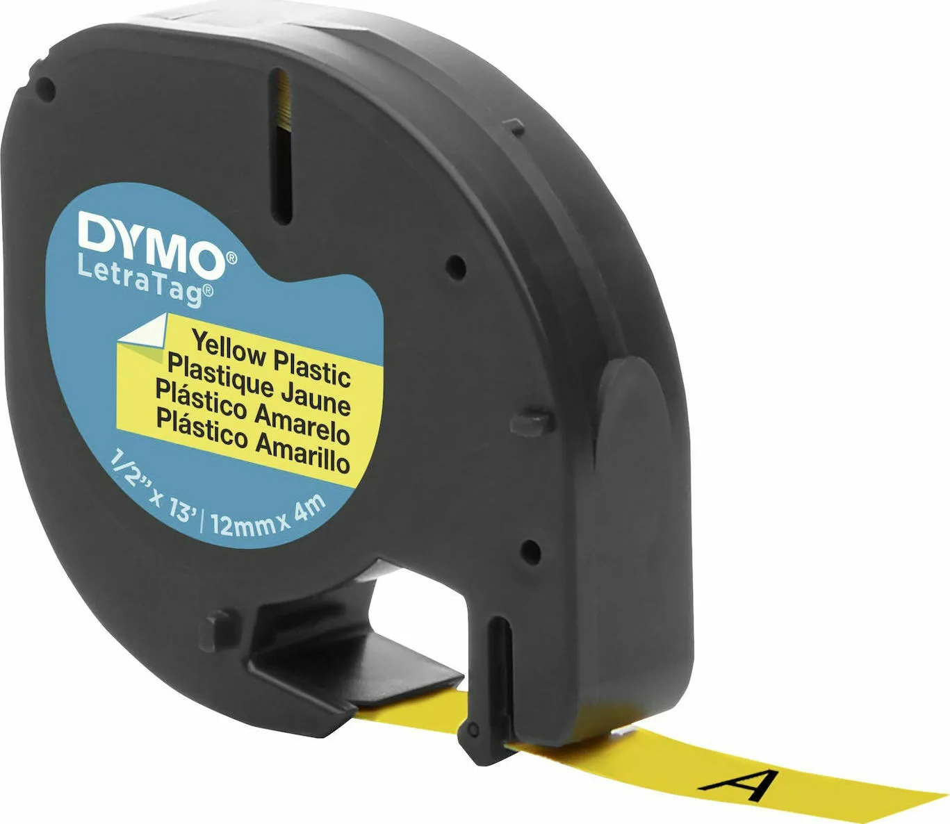 20211115112258_dymo_91202_tainia_etiketografou_4m_x_12mm_s0721620_kitrino Dymo 91202 Ταινία Ετικετογράφου 4m x 12mm σε Κίτρινο Χρώμα S0721620 - Image 1