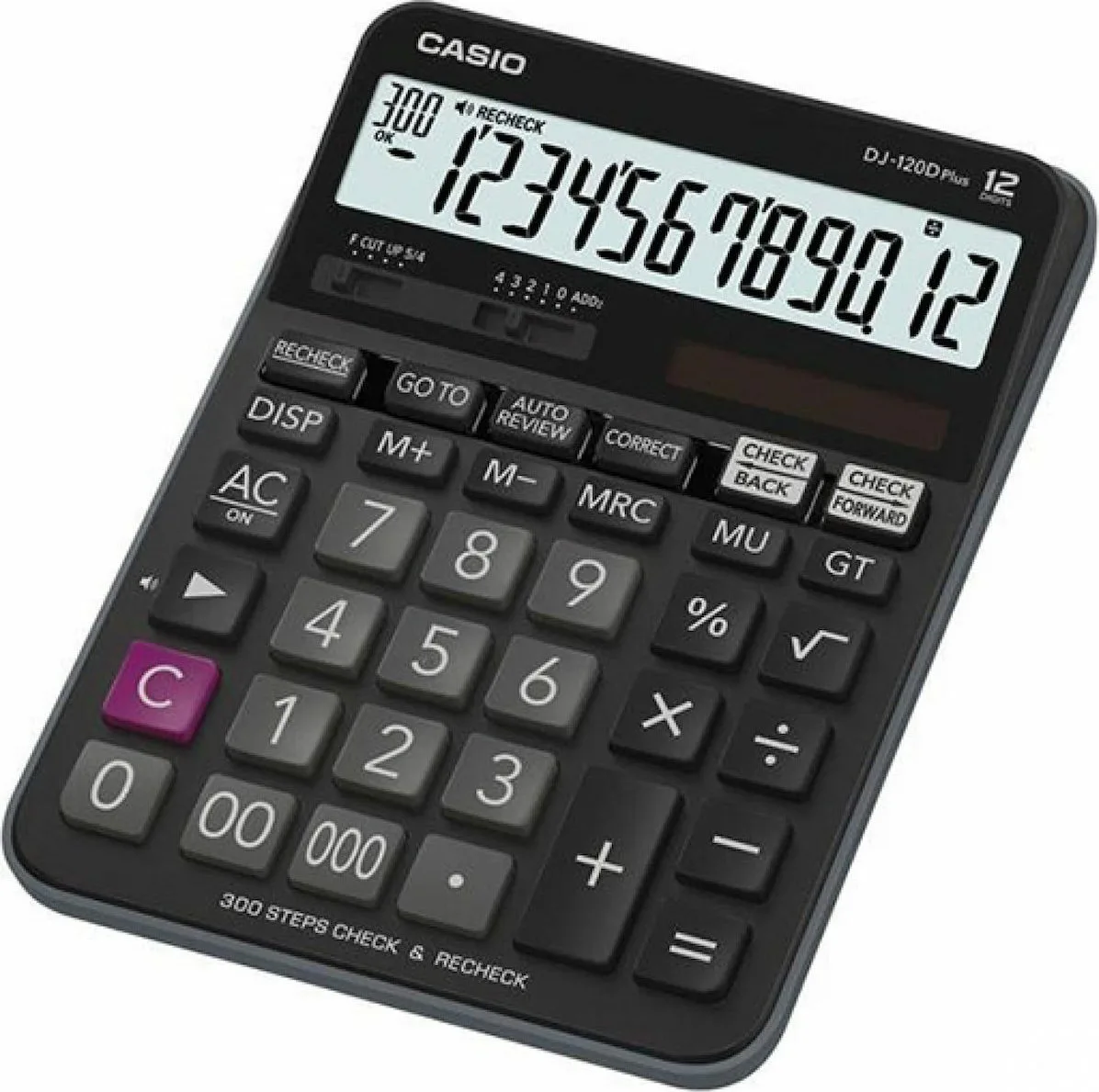 20211115112426_casio_arithmomichani_apli_dj_120d_plus_12_psifion_se_mayro_chroma Casio DJ-120D Plus Αριθμομηχανή 12 Ψηφίων σε Μαύρο Χρώμα DJ-120D Plus - Image 1