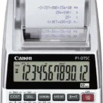 Canon P1-DTSC Αριθμομηχανή Χαρτοταινίας 12 Ψηφίων σε Ασημί Χρώμα 2304C001