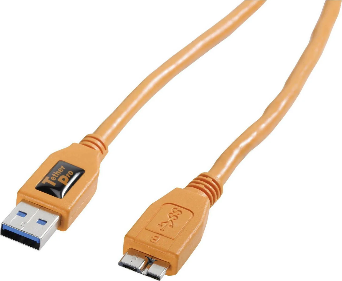 Tether Tools Regular USB 3.0 to micro USB Cable Πορτοκαλί 4.6m (CU5454) - Image 1