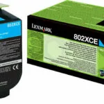 Lexmark 802X Γνήσιο Toner Laser Εκτυπωτή Κυανό 4000 Σελίδων 80C2XCE