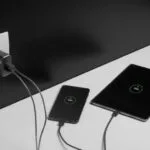 Cellular Line Φορτιστής Χωρίς Καλώδιο με Θύρα USB-A και Θύρα USB-C 25W Power Delivery Μαύρος (ACHSMUSB2PD25WK)