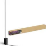Philips Gradient Signe LED Φωτιστικό Δαπέδου Υ145.8xΜ11.1εκ. με RGBW Φως 2550lm Μαύρο