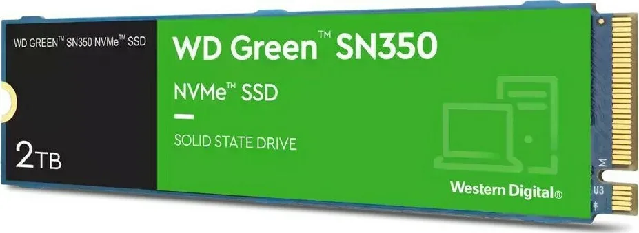 Western Digital Green SN350 SSD 2TB τύπου M.2 με σύνδεση PCI Express 3.0 WDS200T3G0C - Image 1