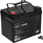 Green Cell Μπαταρία Φωτοβολταϊκών AGM Κλειστού Τύπου 12V 33Ah (AGM21)