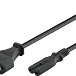 Goobay Euro - IEC C7 Cable 3m Μαύρο 95038