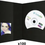 Daiber Φορητή Θήκη CD & DVD Θήκες CD Πλαστικές 100 τμχ