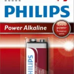 Μπαταρία Αλκαλική Τετράγωνη Philips 9 Volt