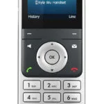 Yealink SIP-W56H Ασύρματο Τηλέφωνο IP 8 γραμμών Ασημί