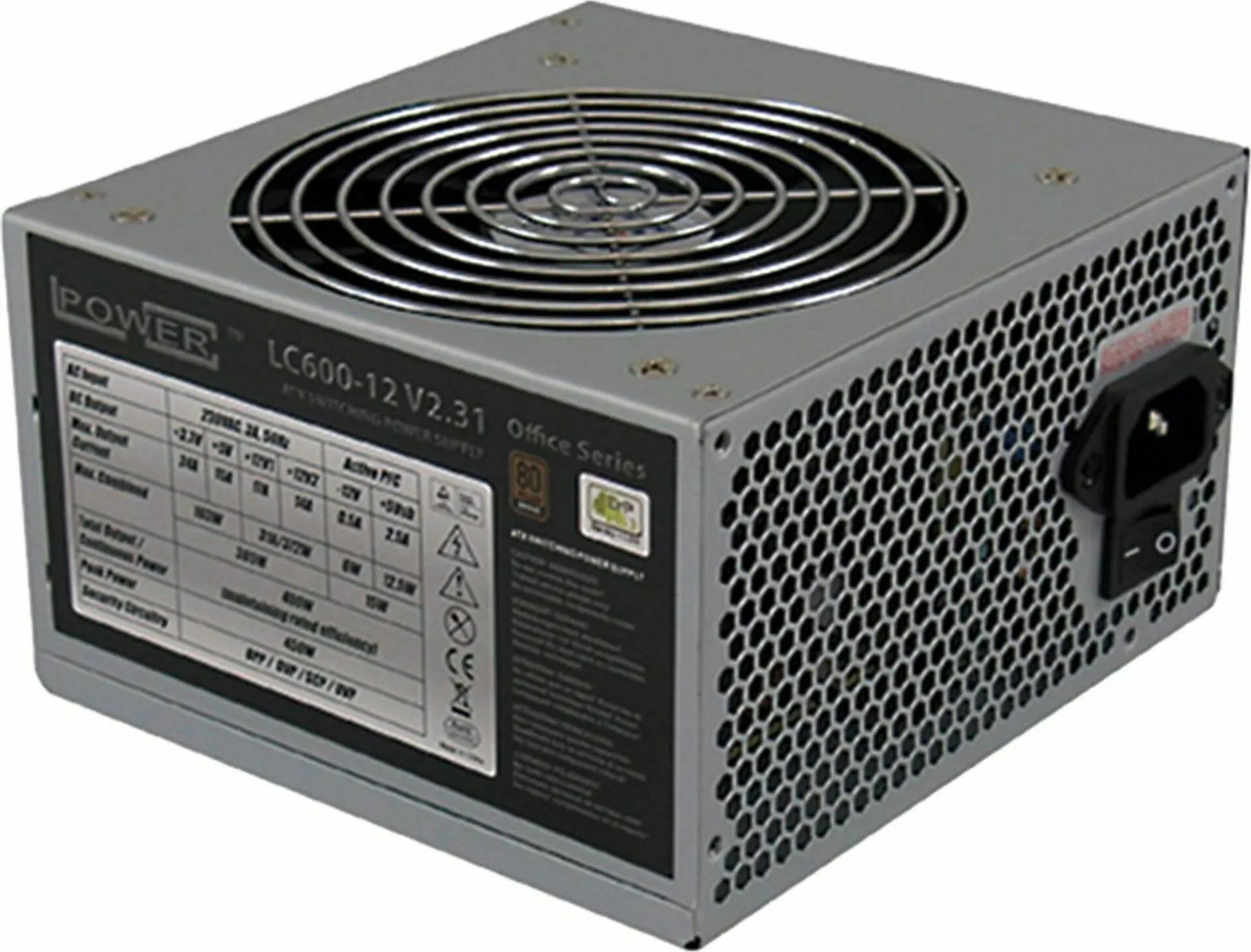 20211122164134_lc_power_lc600_12_v2_31_450w_full_wired_80_plus_bronze LC-Power LC600-12 rev. 2.31 450W Μαύρο Τροφοδοτικό Υπολογιστή Full Wired 80 Plus Bronze - Image 1