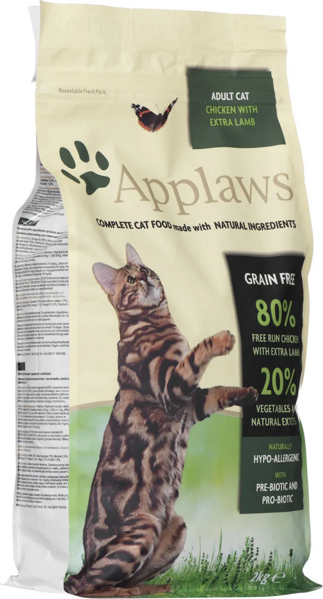 20211123124619_c700236b Applaws Adult Cat Grain Free Ξηρά Τροφή χωρίς Σιτηρά για Ενήλικες Γάτες με Κοτόπουλο / Αρνί 2kg - Image 1