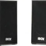 iBox IGLSP1 Ηχεία Υπολογιστή 2.0 με Ισχύ 10W σε Καφέ Χρώμα