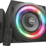 Trust GXT 629 Tytan 2.1 RGB Speaker Set Ηχεία Υπολογιστή 2.1 με RGB Φωτισμό και Ισχύ 60W σε Μαύρο Χρώμα