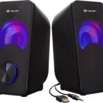 Tracer Loop RGB USB Ηχεία Υπολογιστή 2.0 με RGB Φωτισμό και Ισχύ 6W Μαύρα