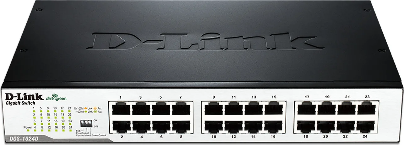 D-Link DGS-1024D Unmanaged L2 Switch με 24 Θύρες Gigabit (1Gbps) Ethernet - Image 1