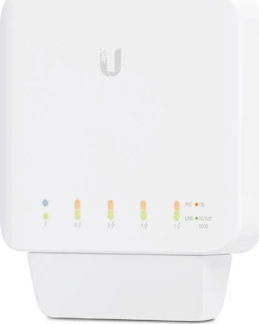 Ubiquiti UniFi USW-Flex Managed L2 PoE Switch με 5 Θύρες Gigabit (1Gbps) Ethernet - Image 1