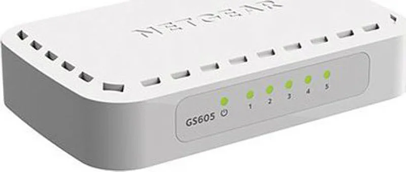 NetGear GS605 v5 Unmanaged L2 Switch με 5 Θύρες Gigabit (1Gbps) Ethernet - Image 1