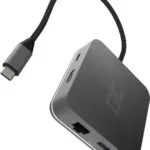 Green Cell AK61 USB-C Docking Station με HDMI 4K Ethernet Μαύρο