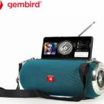 Gembird SPK-BT-17 Ηχείο Bluetooth 10W με Ραδιόφωνο και Διάρκεια Μπαταρίας έως 7 ώρες Τιρκουάζ