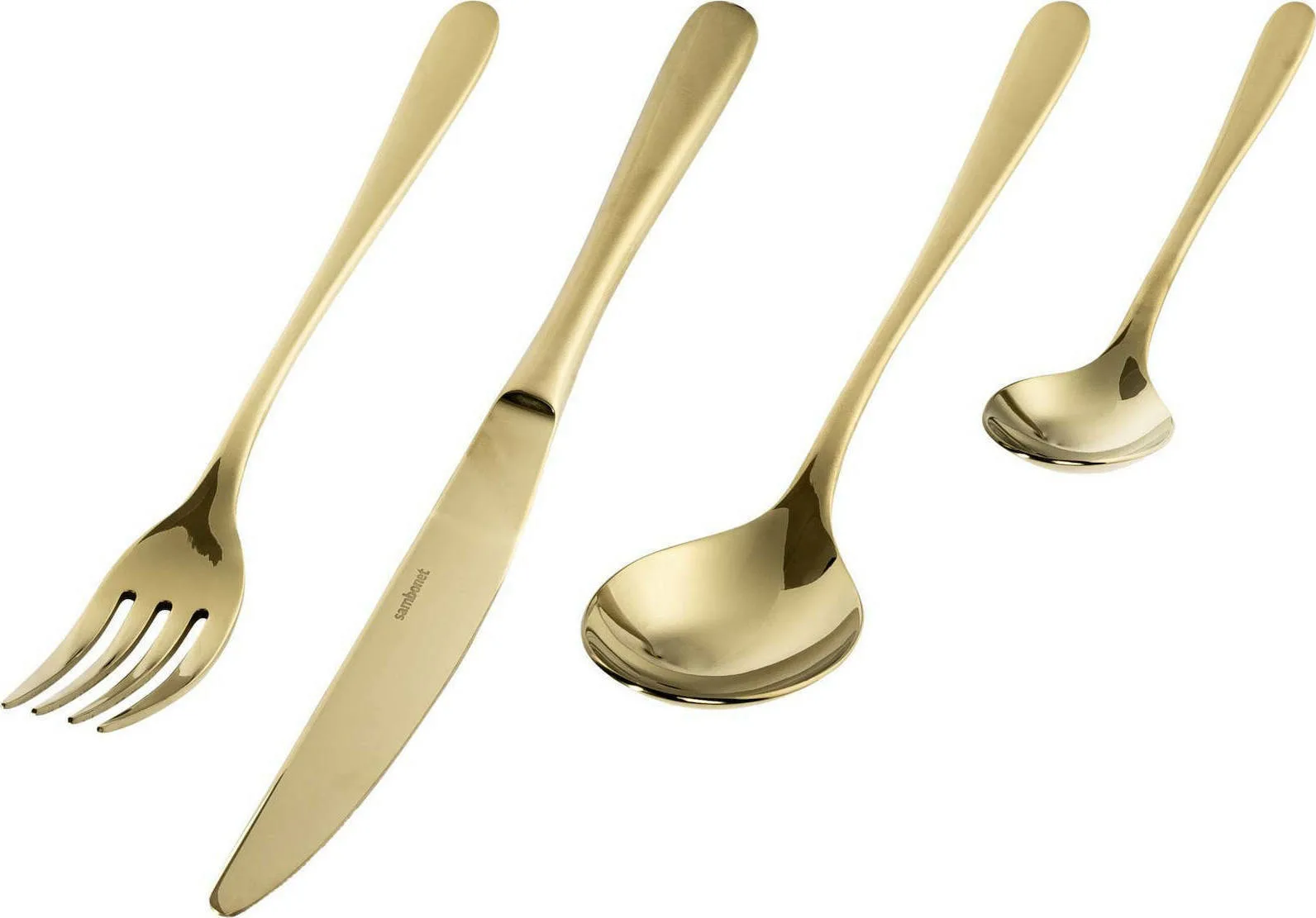 20211125152305_sambonet_taste_set_machairopirouna_chrysa_anoxeidota_24tmch_52553g81 Sambonet Taste Σετ Μαχαιροπίρουνα Ανοξείδωτα Χρυσά 24τμχ 52553G81 - Image 1