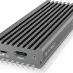 Icy Box IB-1817M-C31 Θήκη για Σκληρό Δίσκο M.2 PCI Express NVME με σύνδεση USB 3.1 Type-C σε Γκρι χρώμα IB-1817M-C31