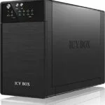 Icy Box IB-RD3620SU3 Θήκη για 2 Σκληρούς Δίσκους 3.5" SATA III με σύνδεση USB 3.0 / eSATA IB-RD3620SU3