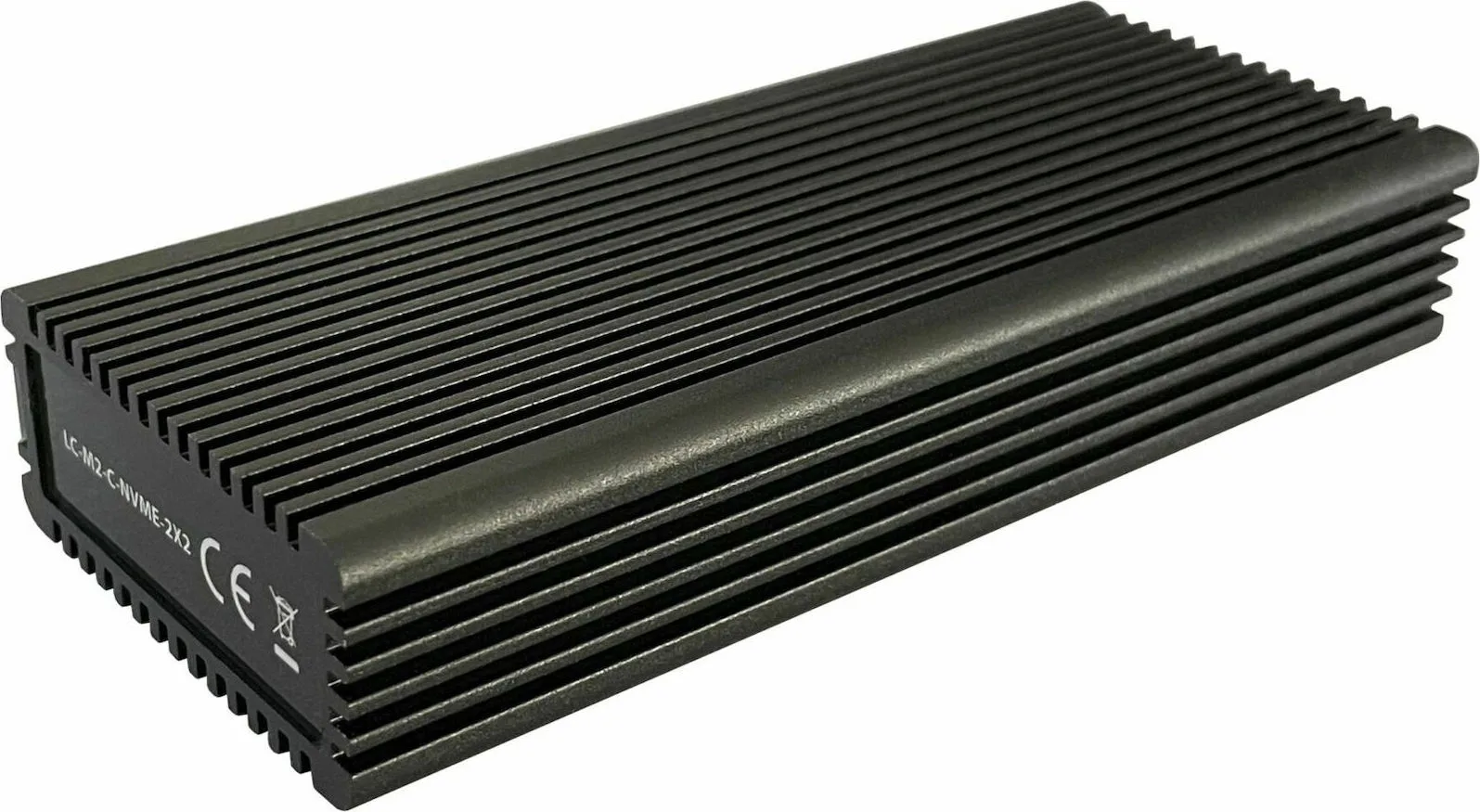 LC-Power Θήκη για Σκληρό Δίσκο M.2 PCI Express NVME με σύνδεση Type-C LC-M2-C-NVME-2X2 - Image 1