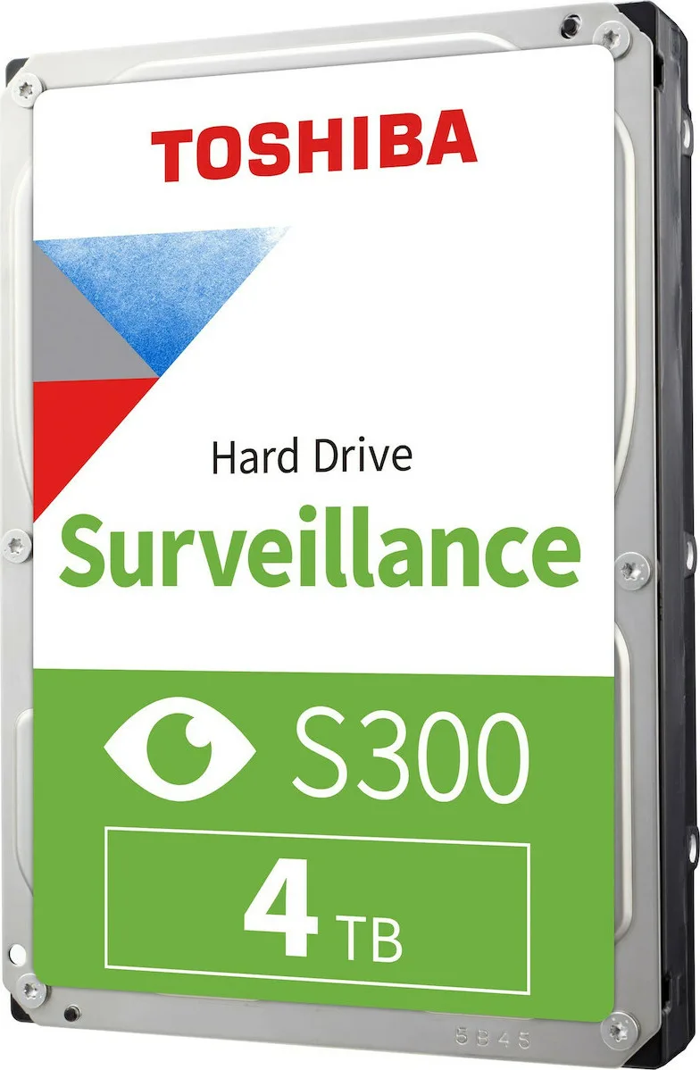 Toshiba S300 Surveillance 4TB HDD Σκληρός Δίσκος 3.5" SATA III 5400rpm με 128MB Cache για Καταγραφικό HDWT840UZSVA - Image 1