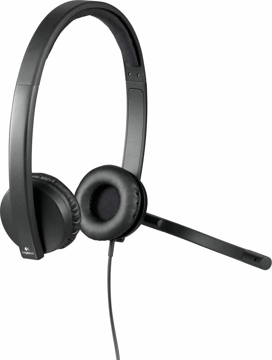 Logitech H570e Stereo On Ear Multimedia Ακουστικά με μικροφωνο και σύνδεση USB - Image 1