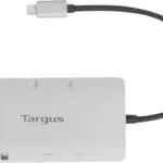 Targus USB-C Docking Station με HDMI 4K PD Ethernet και συνδεση 2 Οθονών Γκρι (DOCK423EU)