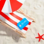Celly Pool Αδιάβροχο Ηχείο Bluetooth 3W με Διάρκεια Μπαταρίας έως 4 ώρες Μπλε