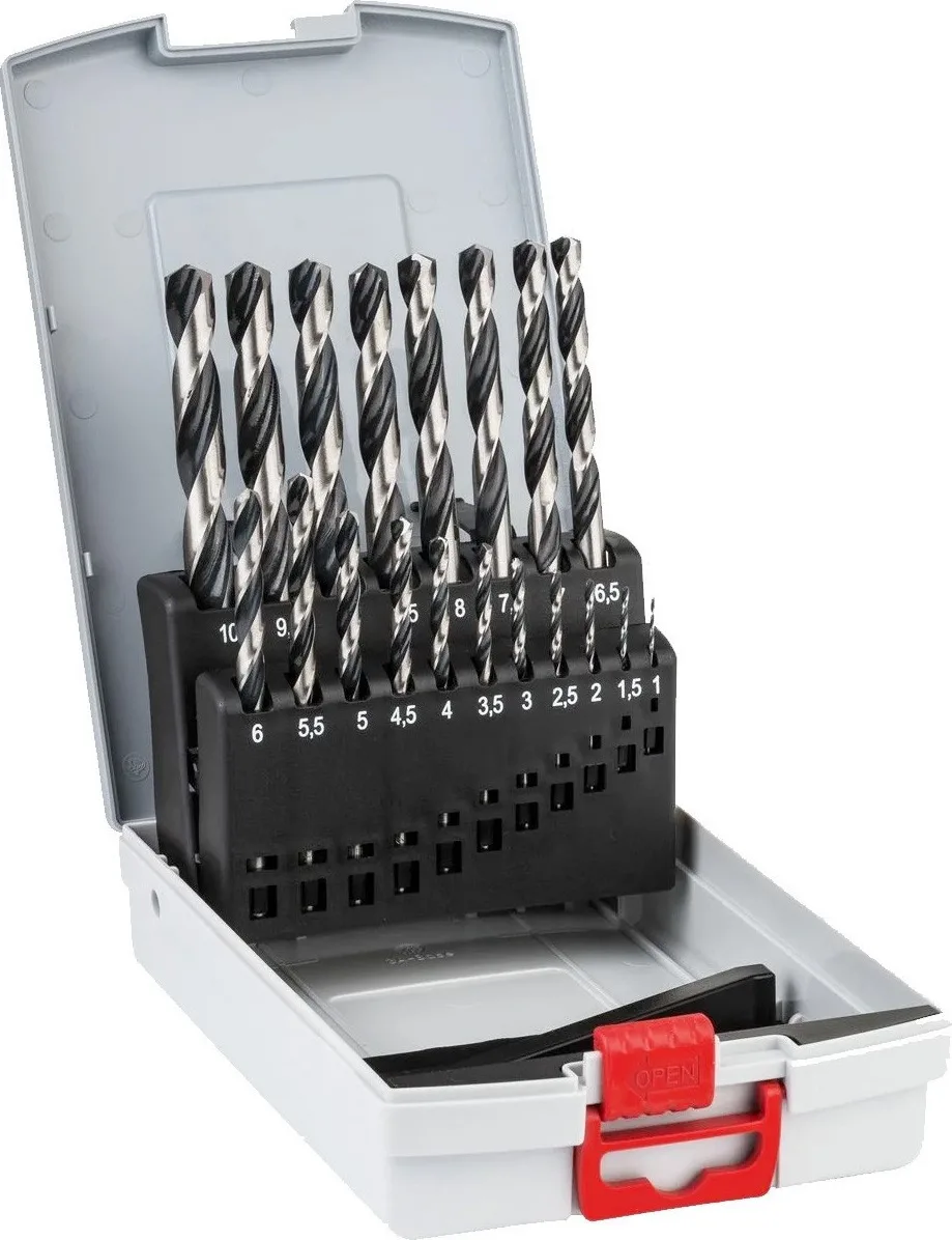 Bosch Σετ 19 HSS-Co 1-10mm Τρυπάνια HSS με Κυλινδρικό Στέλεχος για Μέταλλο 2608587014 - Image 1