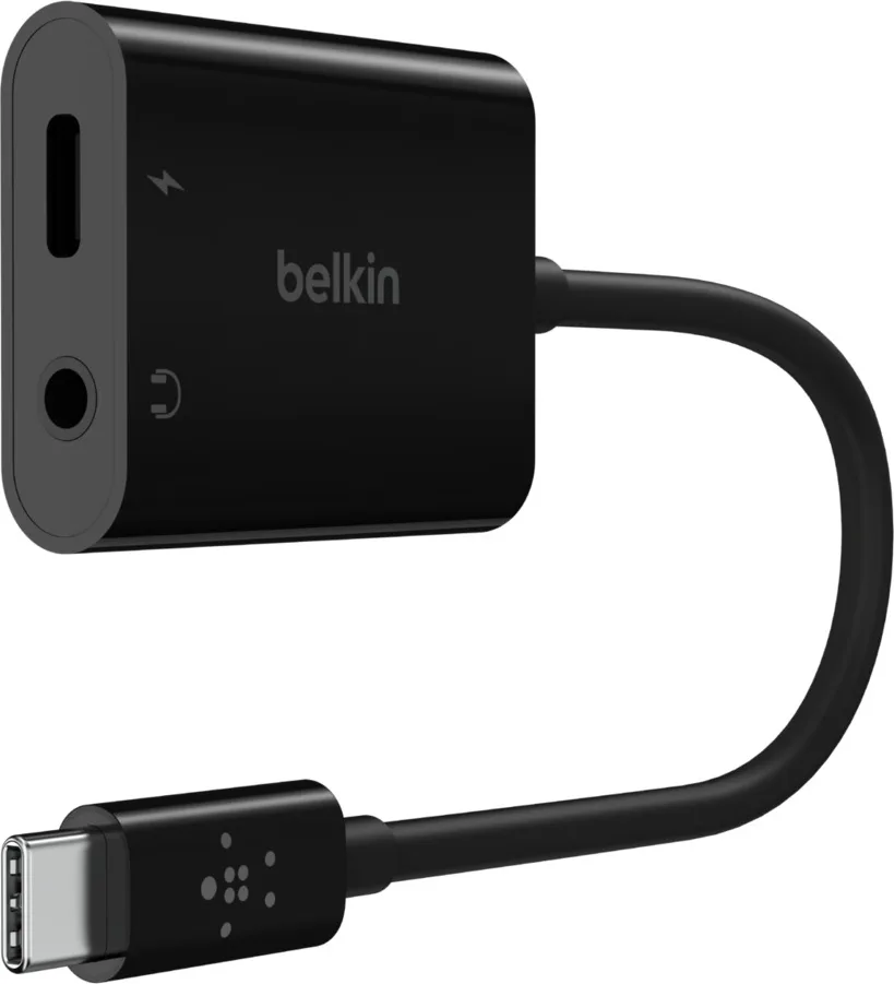 Belkin RockStar Μετατροπέας 3.5mm / USB-C male σε USB-C female 1τμχ - Image 1