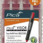 Pica Visor Ανταλλακτικό Μελάνι για Μαρκαδόρο σε Κόκκινο χρώμα 4τμχ 99140