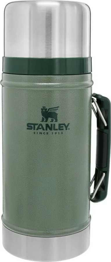 Stanley Legendary Classic Δοχείο Φαγητού Inox Θερμός Hammertone Green 940ml 10-07937-003 - Image 1