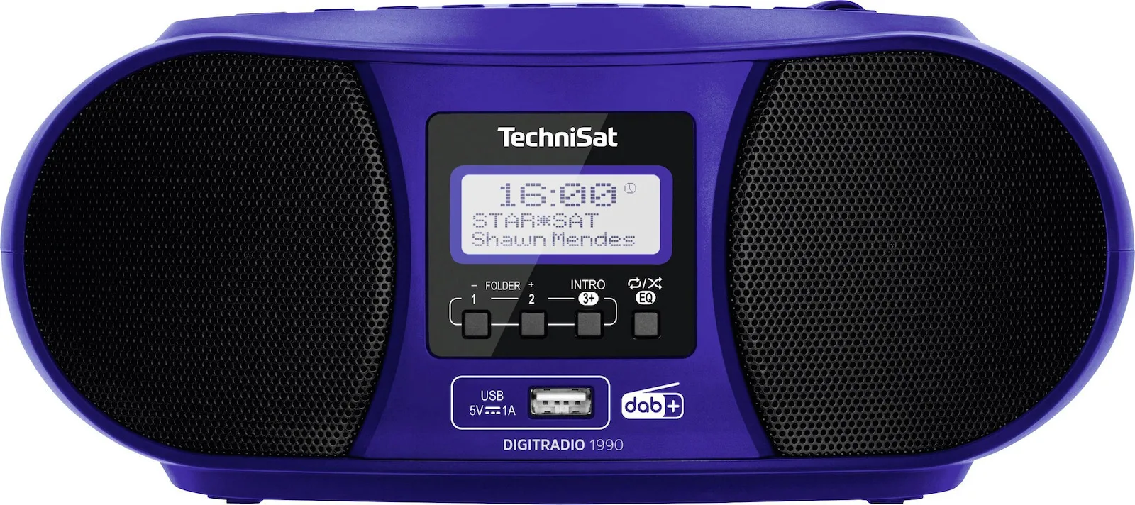 Technisat Φορητό Ηχοσύστημα Digitradio 1990 0002/3952 με CD / USB / Ραδιόφωνο σε Μπλε Χρώμα - Image 1