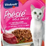 Vitakraft Poesie Deli Sauce Υγρή Τροφή για Ενήλικες Γάτες σε Φακελάκι με Πουλερικά και Ψάρια χωρίς Σιτηρά & Γλουτένη 85gr