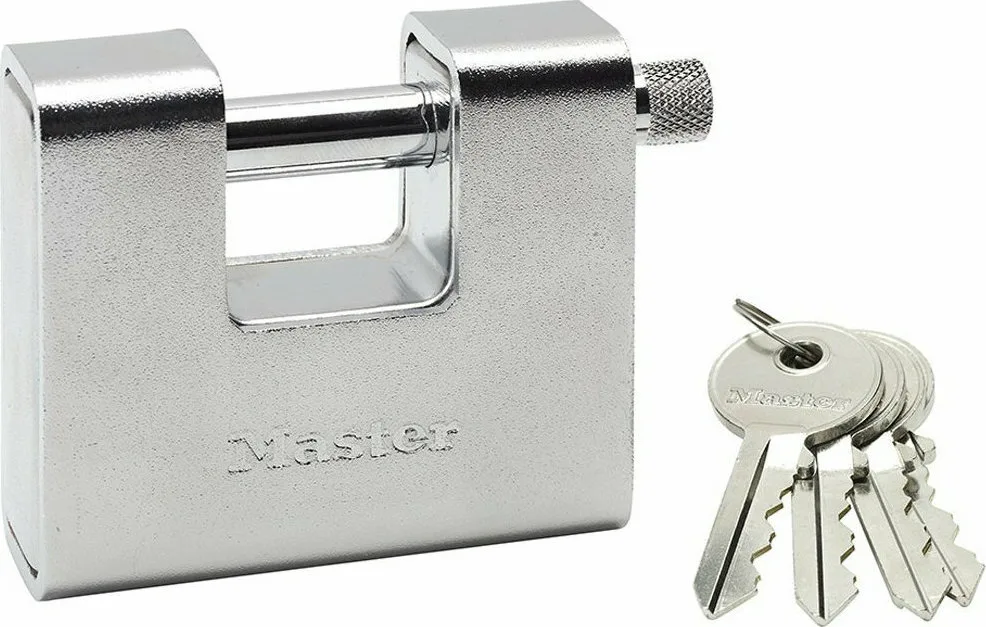 20211207150339_master_lock_680eurd_louketo_takou_me_kleidi_80mm_680000112 Master Lock 680EURD Ατσάλινο Λουκέτο Τάκου με Κλειδί 80mm Ασημί 680000112 - Image 1