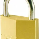 Master Lock 170EURD Μπρούτζινο Λουκέτο Πέταλο με Κλειδί 70mm 170070112