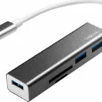 LogiLink USB 3.0 Hub 3 Θυρών με σύνδεση USB-C (UA0305)