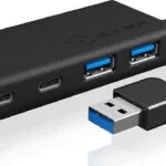 Icy Box USB 3.0 Hub 4 Θυρών με σύνδεση USB-A (IB-HUB1426-U3)