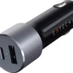 Satechi Φορτιστής Αυτοκινήτου 72W 3A με Θύρες: 1xUSB 1xType-C Μαύρος ST-TCPDCCM