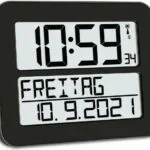 TFA Time Line MAX Επιτραπέζιο Ψηφιακό Ρολόι με Ξυπνητήρι & Ραδιόφωνο Μαύρο 60.4512.01